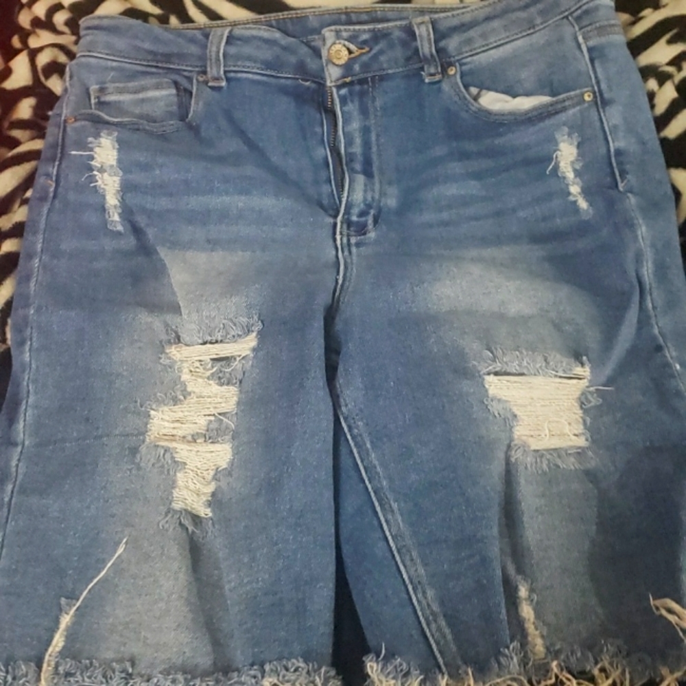 Denim Bermuda short